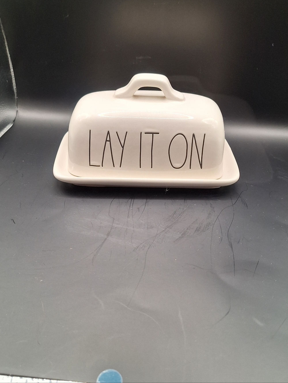 Rae Dunn Cream Ceramic Butter Dish